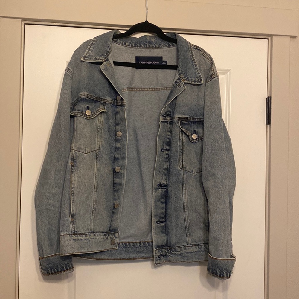 Men’s Calvin Klein denim trucker jacket